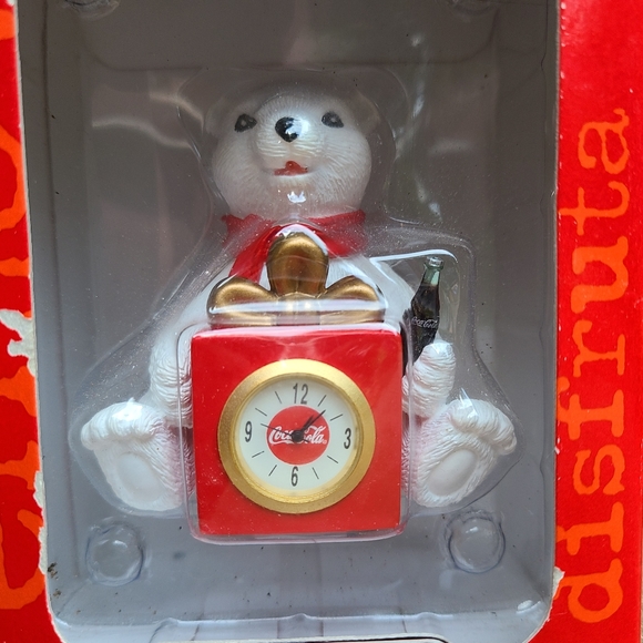 Coca Cola Mini Clock - Picture 2 of 7